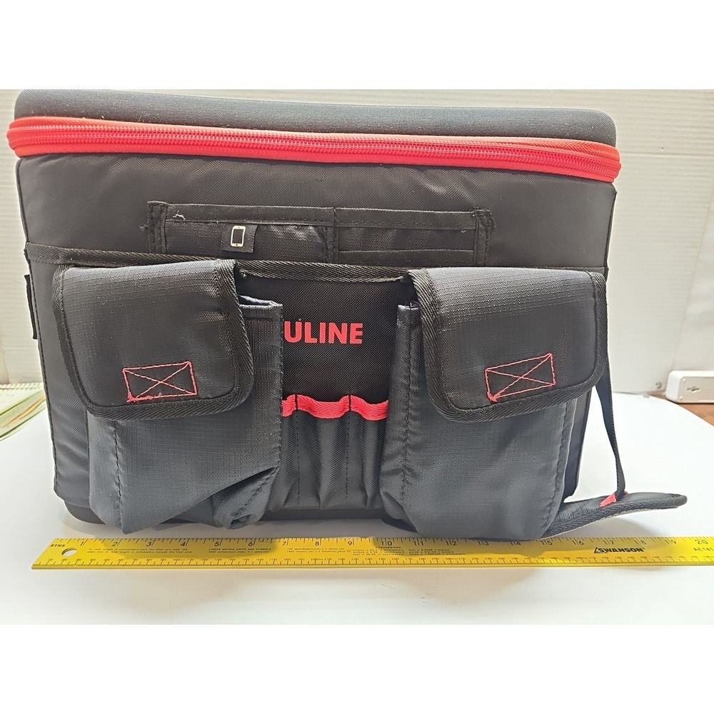 ULINE Mobile Desk With Writing Surface And Binder Clip Size 17 x 13 x 14 Inches